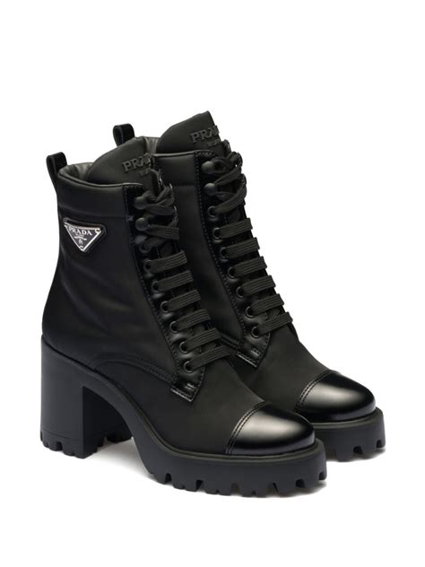 prada t shirt triangle|Prada triangle logo boots.